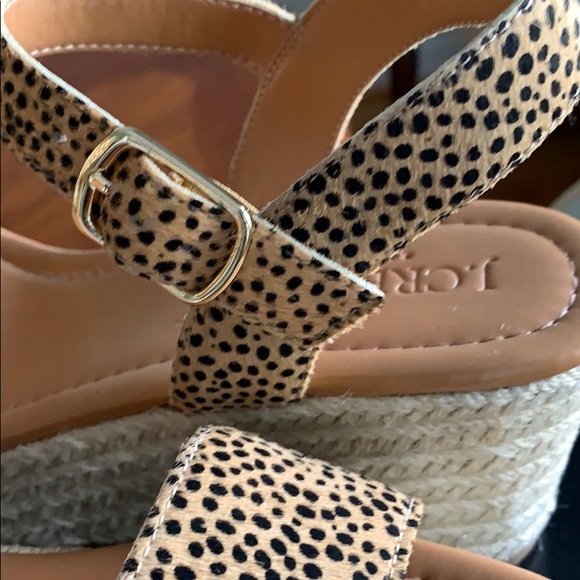 NWOT J. Crew Calf Hair espadrilles - Picture 7 of 7